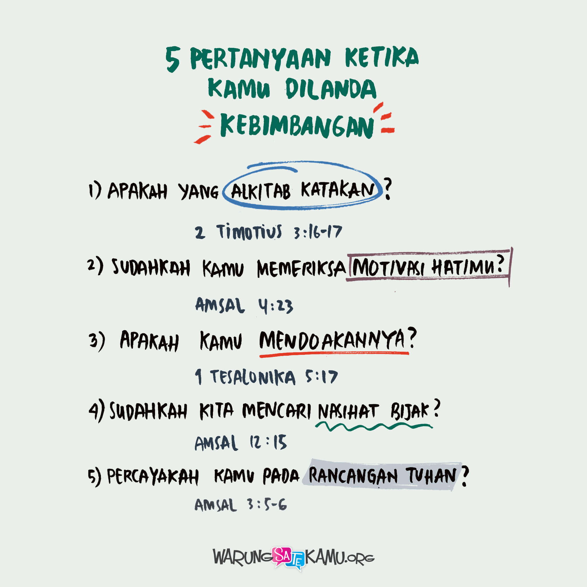 5 Pertanyaan Ketika Kamu Dilanda Kebimbangan Warungsatekamu Org